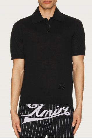 Embroidered Knit Polo