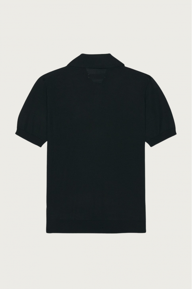 Embroidered Knit Polo