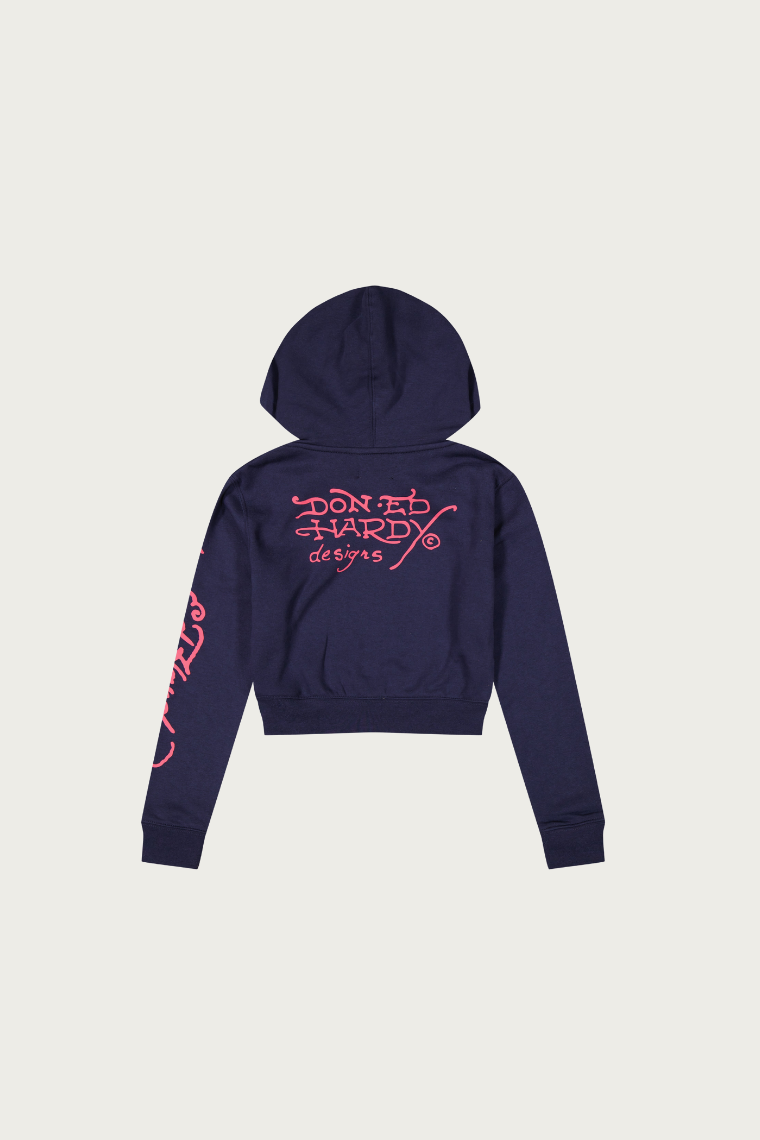 Eagle Rose Zip Hoodie