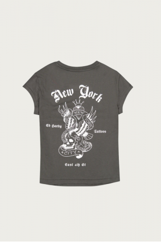 NY EAGLE CAP SLEEVE TEE