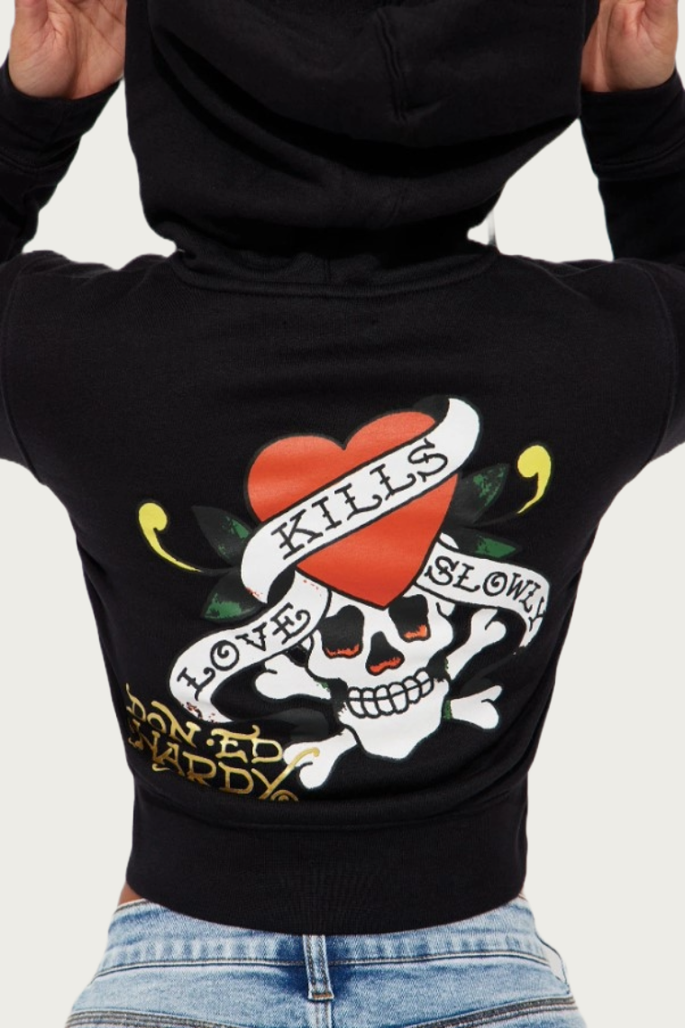 Skull Zip Hoodie