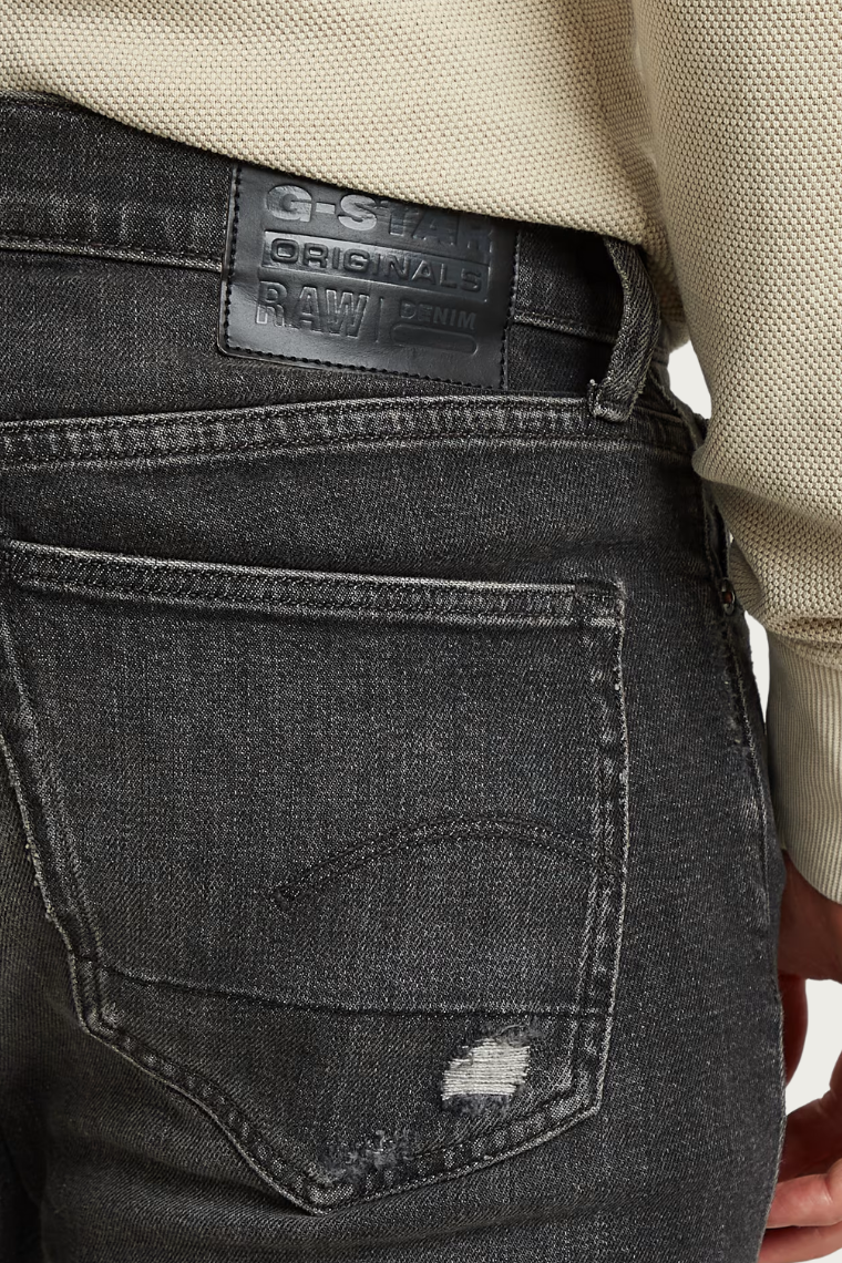 3301 Slim Jeans Blck