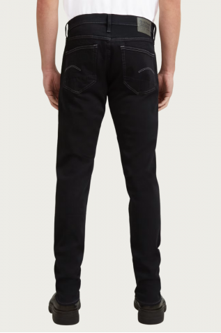 3301 Slim Jeans Blck