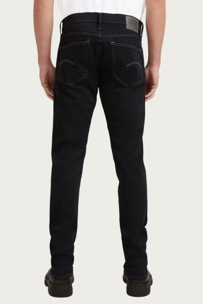 3301 Slim Jeans Blck