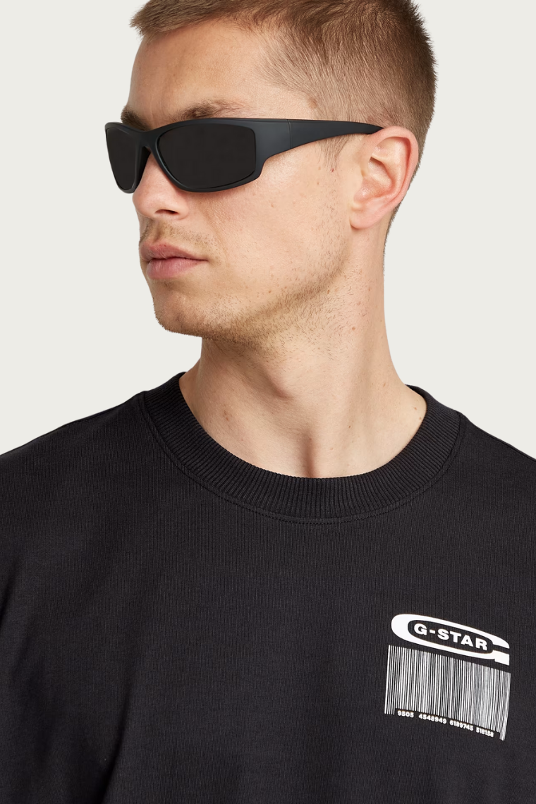 Barcode Back Graphic Loose T