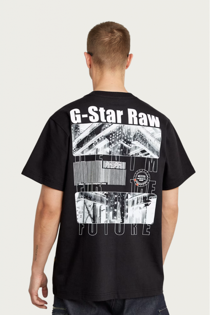 Barcode Back Graphic Loose T