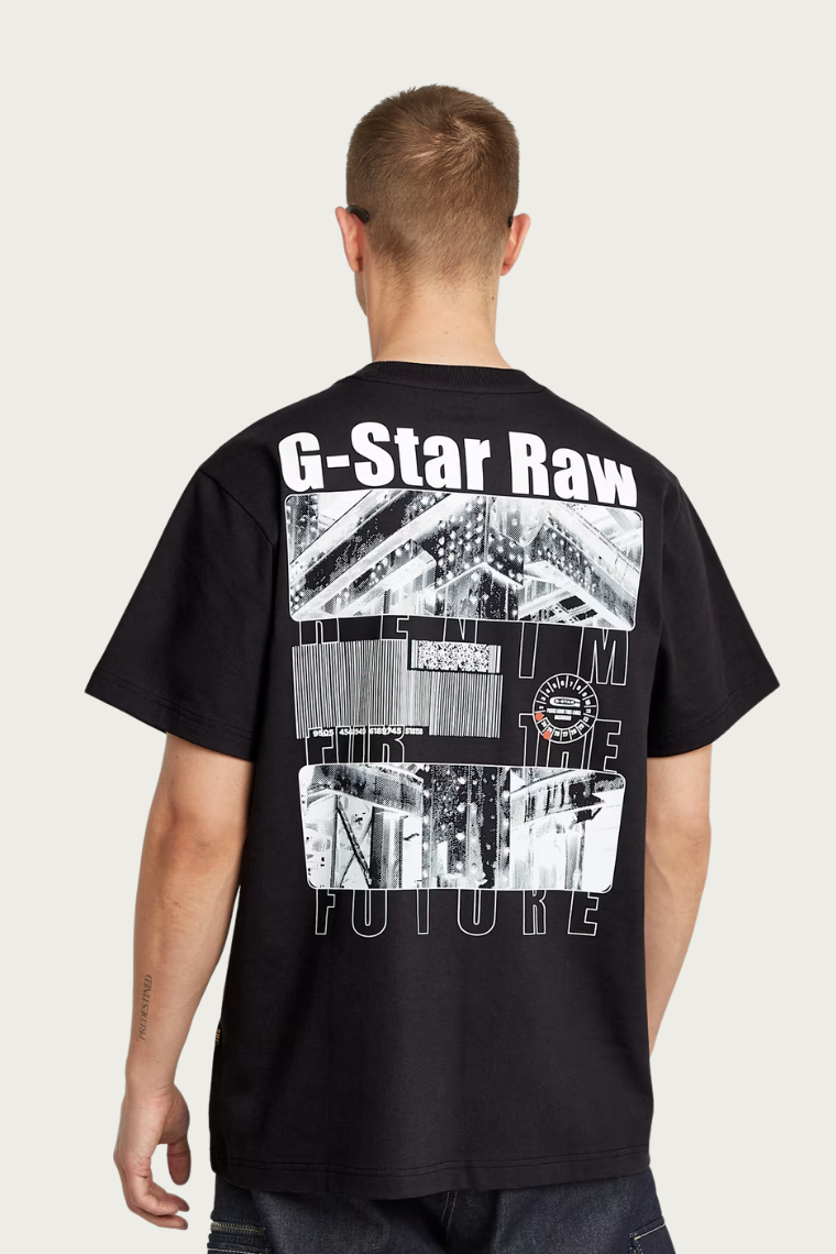 Barcode Back Graphic Loose T