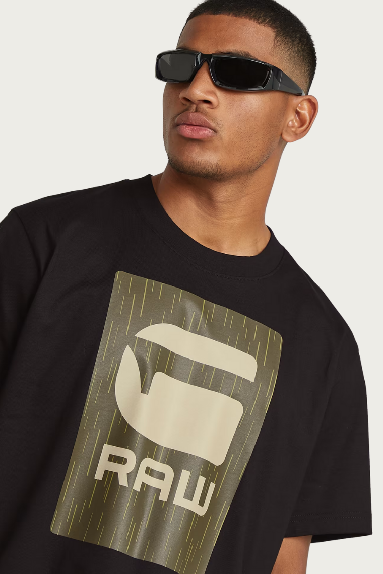Burger Box Rain Loose T-Shirt