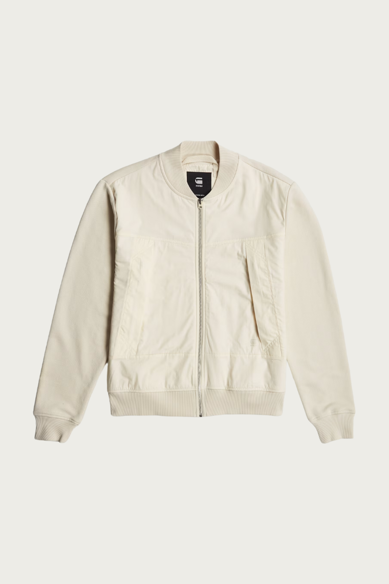 Woven Mix Relaxed Sweater