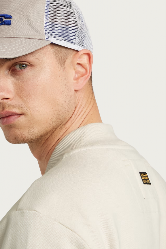 Woven Mix Relaxed Sweater