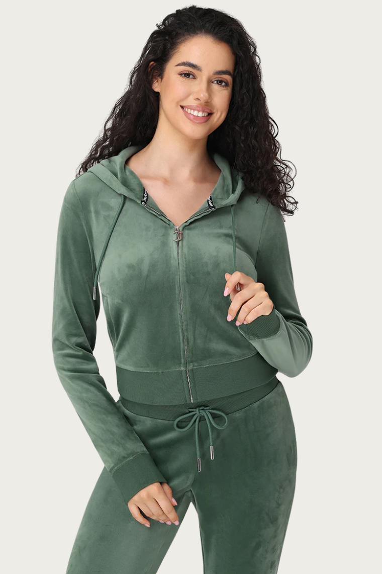 OG Bling Velour Hoodie