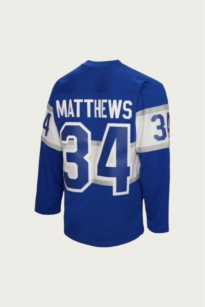 Maple Leafs Matthews Blue Line Jersey
