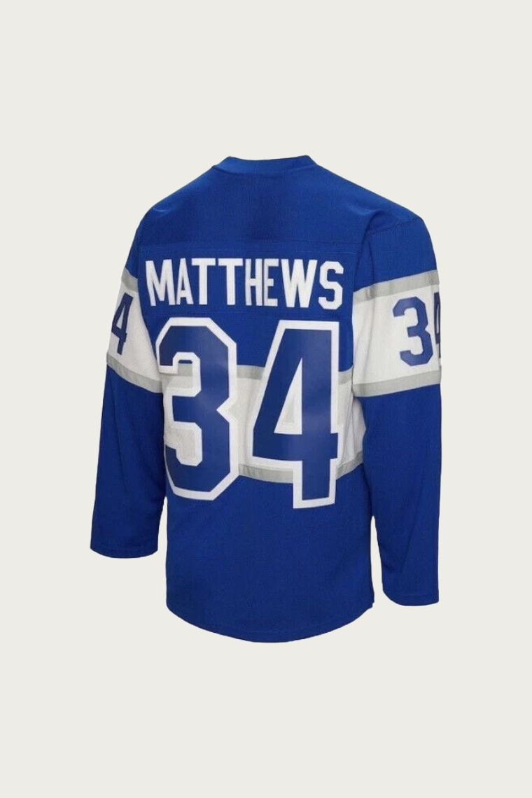 Maple Leafs Matthews Blue Line Jersey