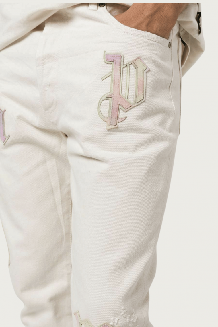 Rainbow Logo Patch Jeans