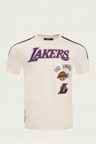 NBA Los Angeles Lakers Retro Men's Striped Tee