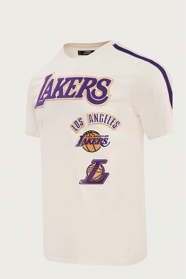 NBA Los Angeles Lakers Retro Men's Striped Tee