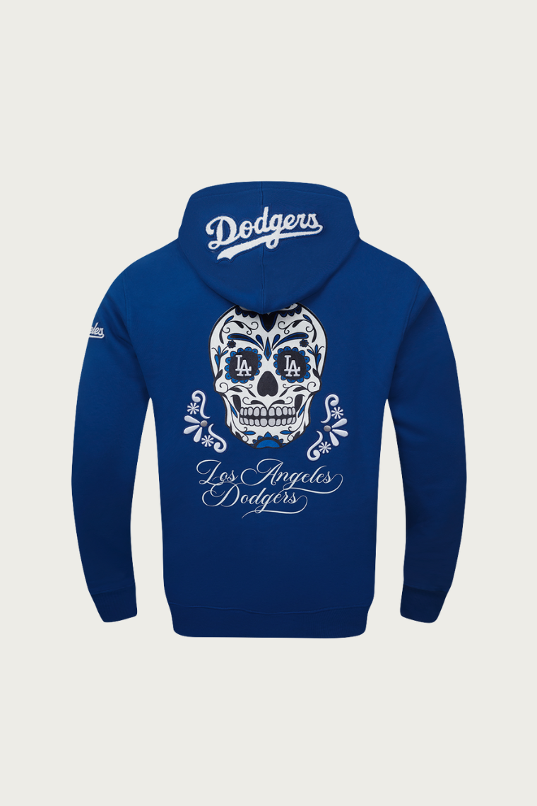Dodgers Skull Hoodie
