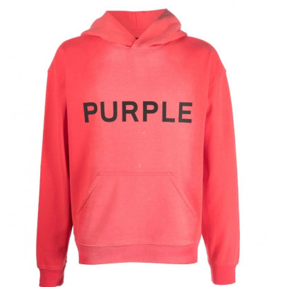 Purple Brand Logo Hoodie