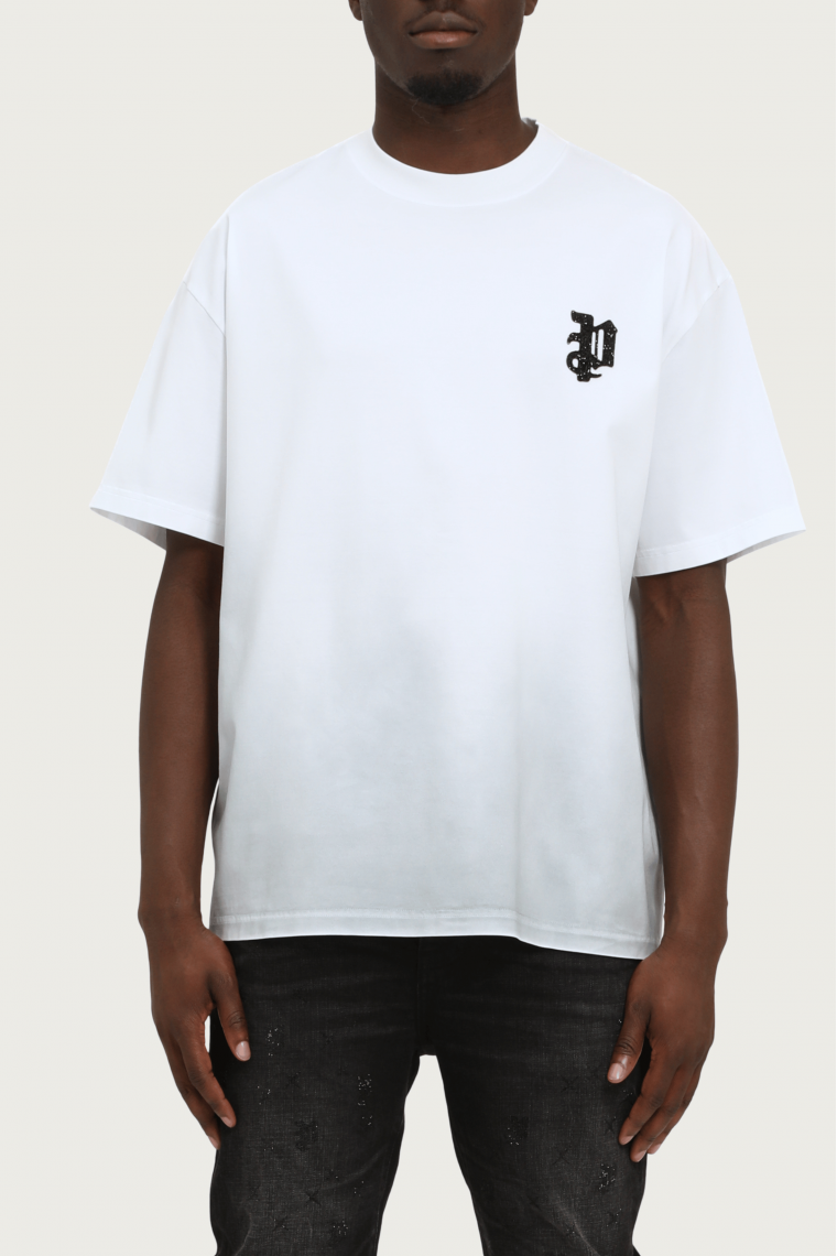 Black Crystal Faded Tee