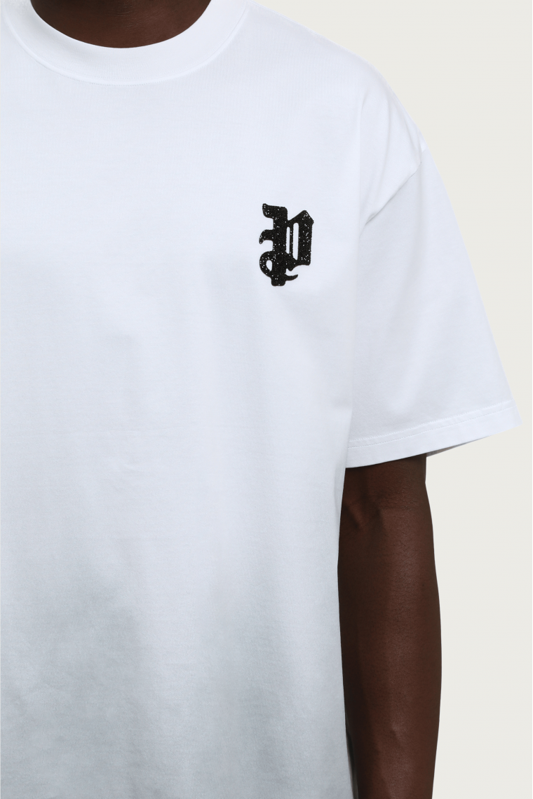 Black Crystal Faded Tee