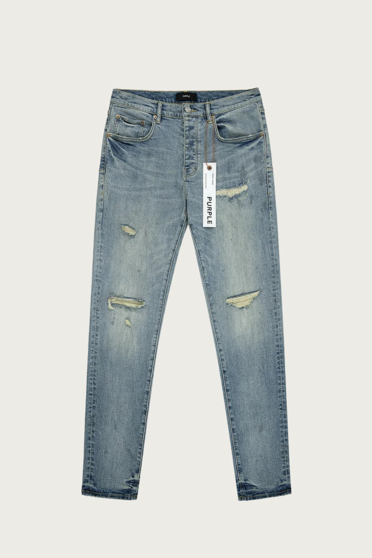 Worn Indigo Reflective Paint