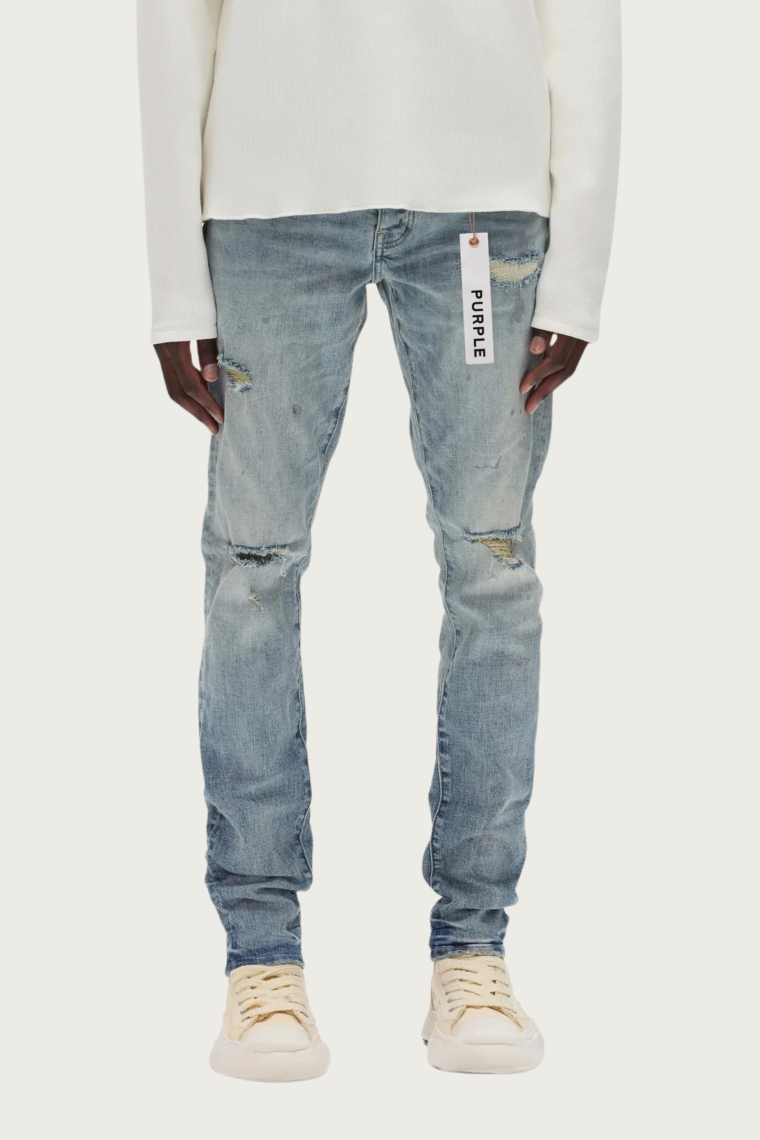 Worn Indigo Reflective Paint