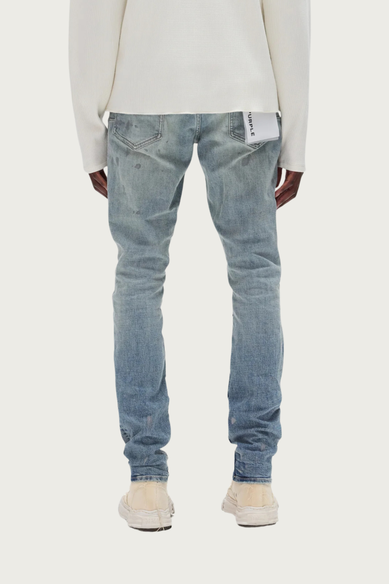 Worn Indigo Reflective Paint