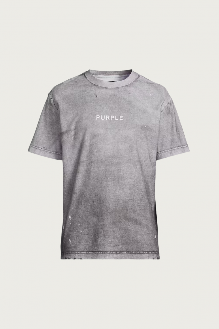 Textured Jersey Tee Grey