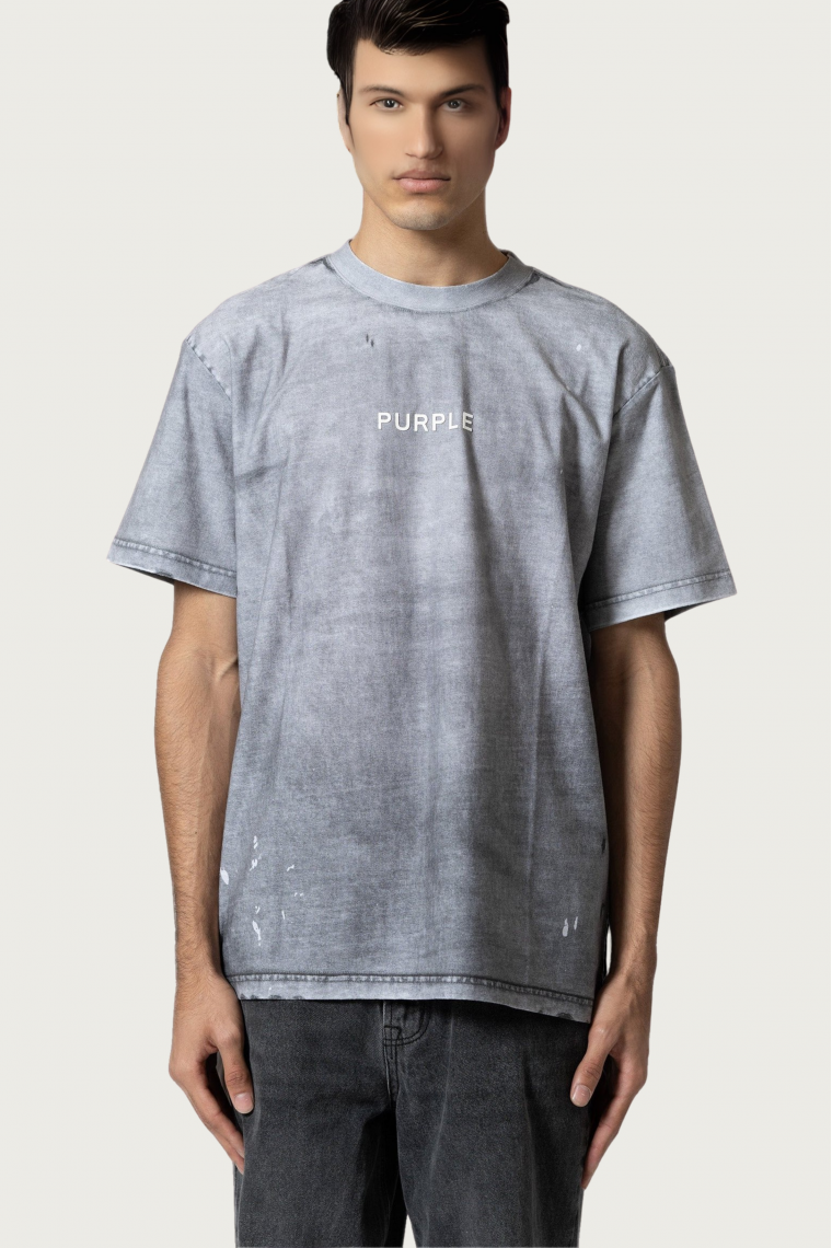 Textured Jersey Tee Grey
