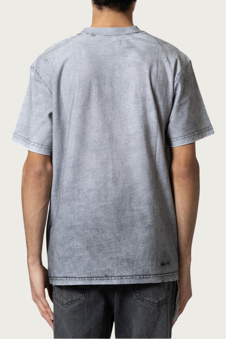 Textured Jersey Tee Grey