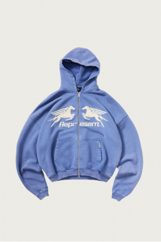 Pegasus Zip Through Hoodie